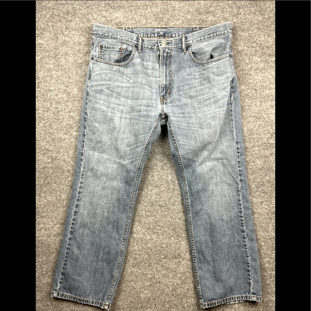 Levi’s 559 Men’s Straight Leg Relaxed Fit Jeans 38x30 Light Wash Blue Denim